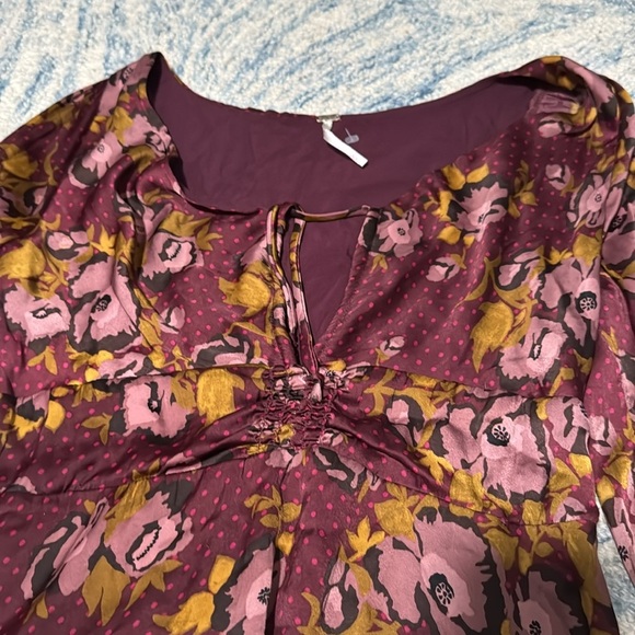 Free People Morning Light Printed Mini Dress 12 - Picture 4 of 7